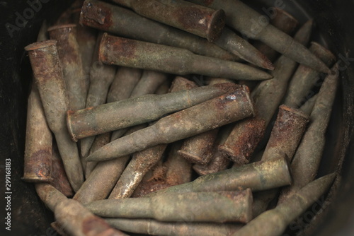 old rusty cartridges photo