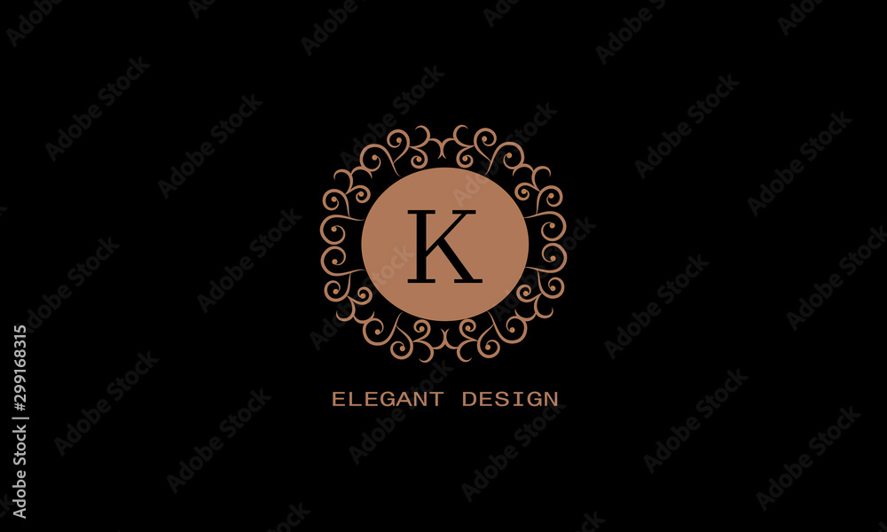 Stylish elegant monogram letter W. Decorative template for cafes, bars, restaurants, hotels, boutiques. Business style and company brand. Vector illustration