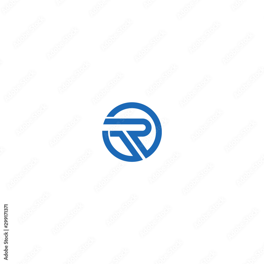 Letter R Minimal Style initial based logo design inspiration, vector Letter R Minimal Style initial based logo design inspiration, vector