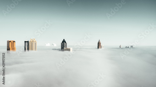 Atlanta Skyline Fog
