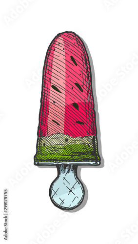 Frozen Watermelon Ice Pop