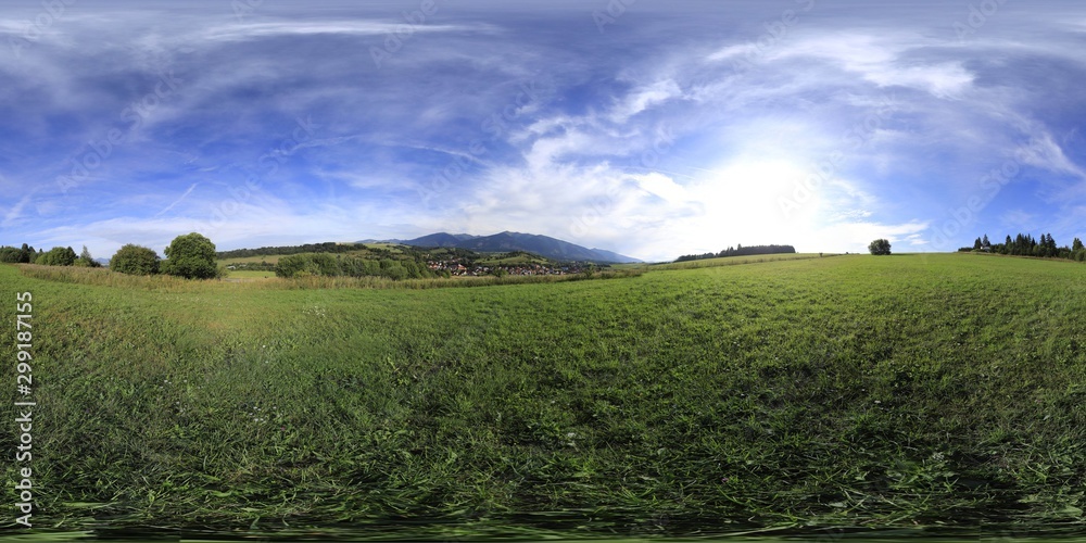 Obraz premium 360 degree Panorama of Tatra Mountains
