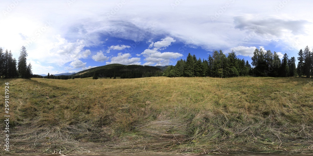 360 degree Panorama of Tatra Mountains