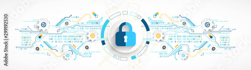 Secure digital space. Virtual confidential, programming protection.