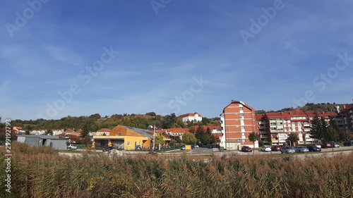 colorful houses in Lendva photo