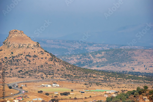 The site of the Battle of Isandlwana between the British Army and Zulus that took place on 22nd January 1879. photo