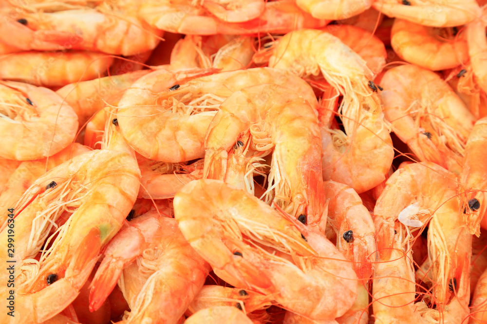 Dried shrimp prawn in traditional Chinese cuisine