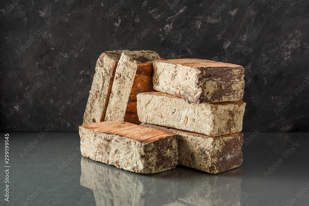 Brick. Material. Hand-made brick. Clinker. Clinker brick. Strotelye material. Construction. Production. Brick. Material. Hand-made brick. Clinker. Clinker brick. Strotelye material. Construction. Production.