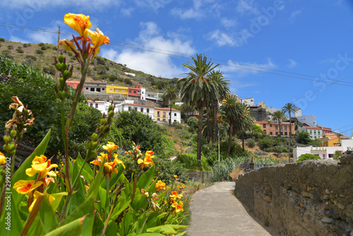 Wanderweg in Vallehermoso / Insel La Gomera photo