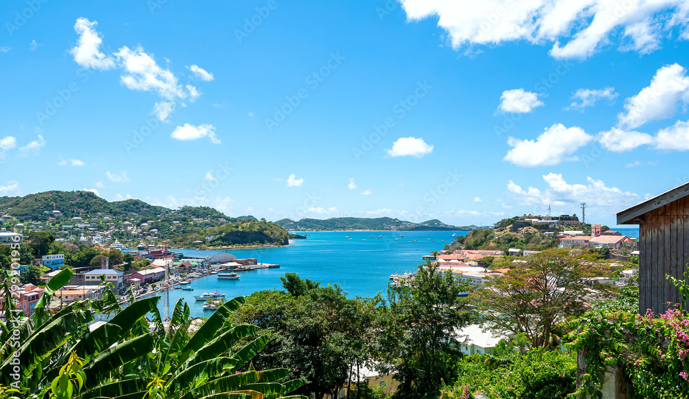 Caribbean sea - Grenada island - Saint George's - Inner harbor and Devils bay