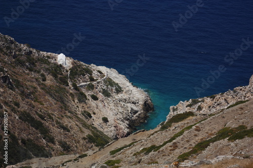 Sikinos, Greece, a small, beautiful and secluded island in the Aegean sea. photo