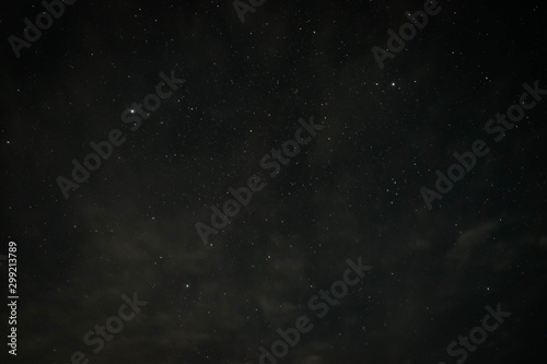 Milky Way galaxy in the night sky in the Ella city at Sri Lanka.
