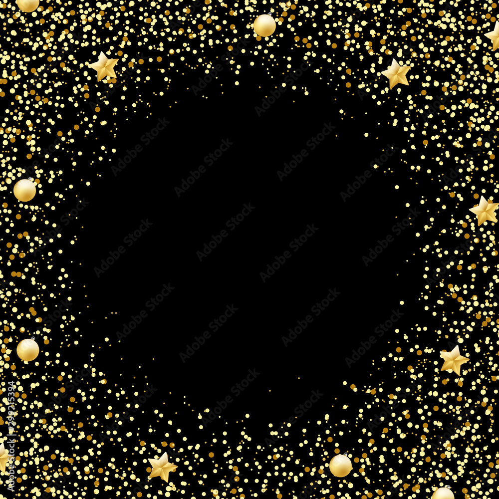 abstract glitter circle shape background 