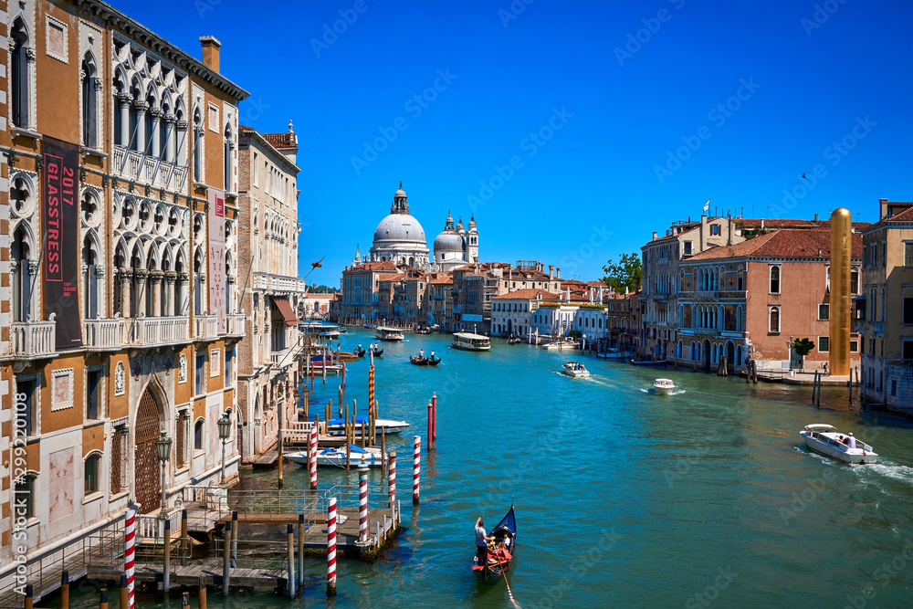 Ponte dell'Accademia bridge Venice Italy