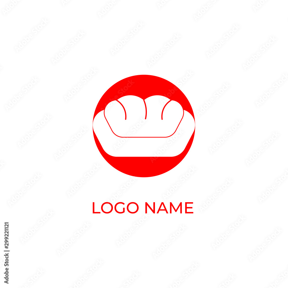 Sofa furniture logo isolated. Chair vector image Sofa furniture logo isolated. Chair vector image