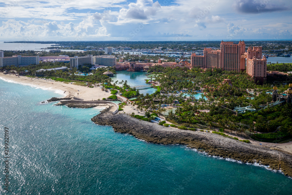 Fototapeta premium Aerial of Bahamas Nassau