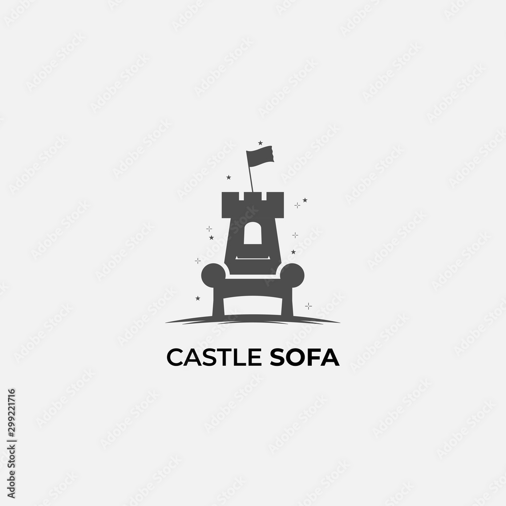 Sofa furniture logo isolated. Chair vector image Sofa furniture logo isolated. Chair vector image