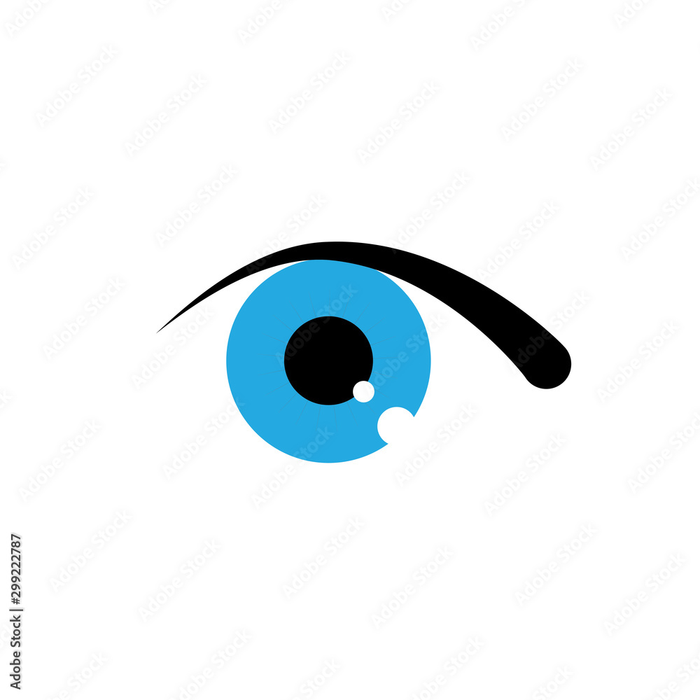 Eye Care vector logo design Eye Care vector logo design