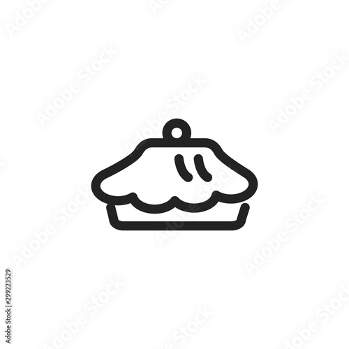 Isolated sweet cake icon vector design