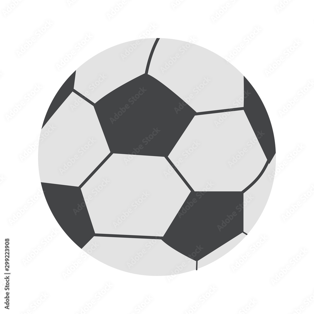 soccer ball icon, flat design soccer ball icon, flat design