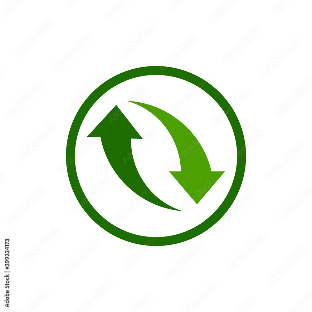 Recycle icon vector isolated symbol illustration Recycle icon vector isolated symbol illustration