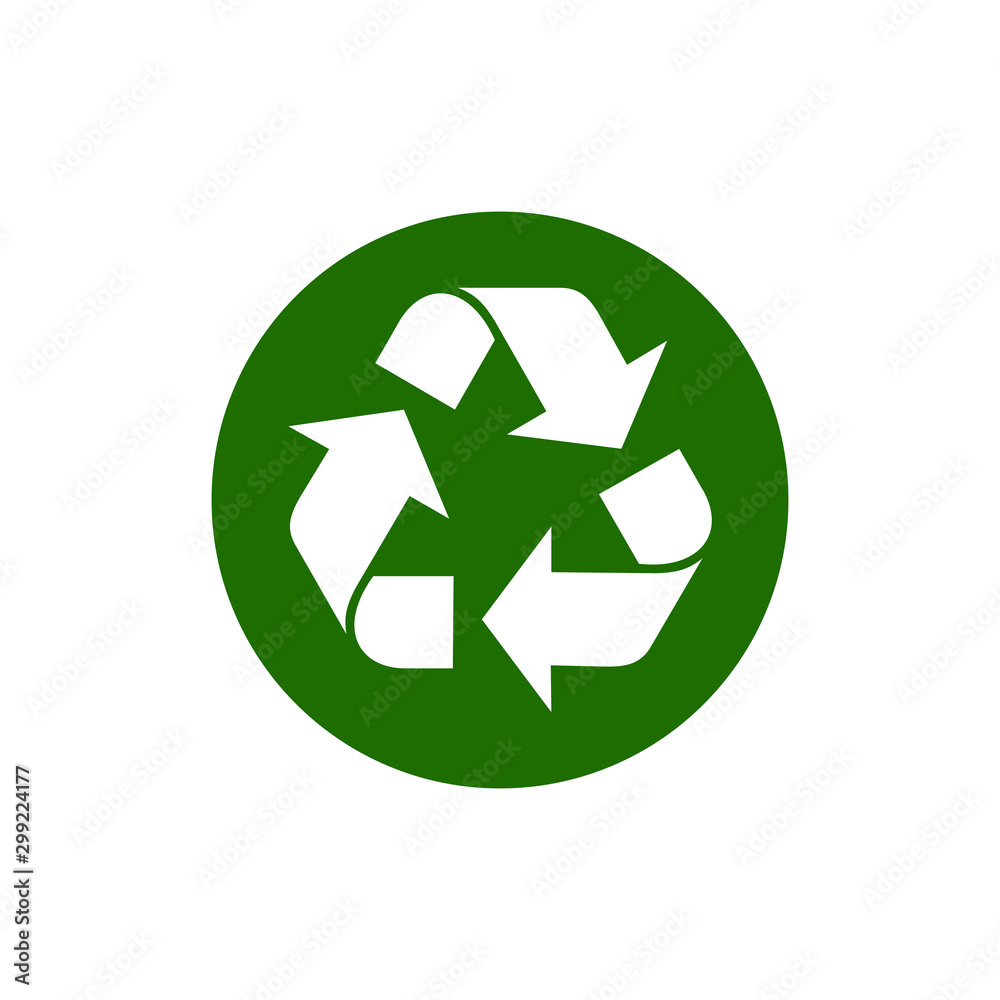 Recycle icon vector isolated symbol illustration Recycle icon vector isolated symbol illustration