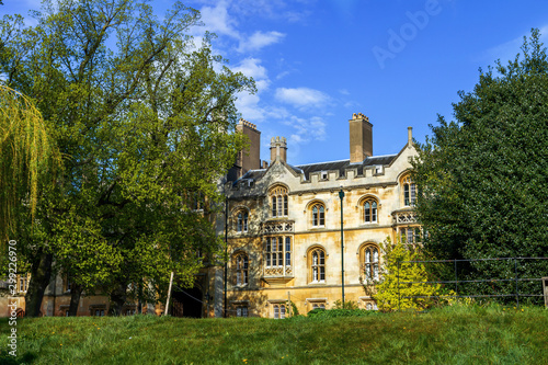 Cambridge University building in United Kingdom of Great Britain