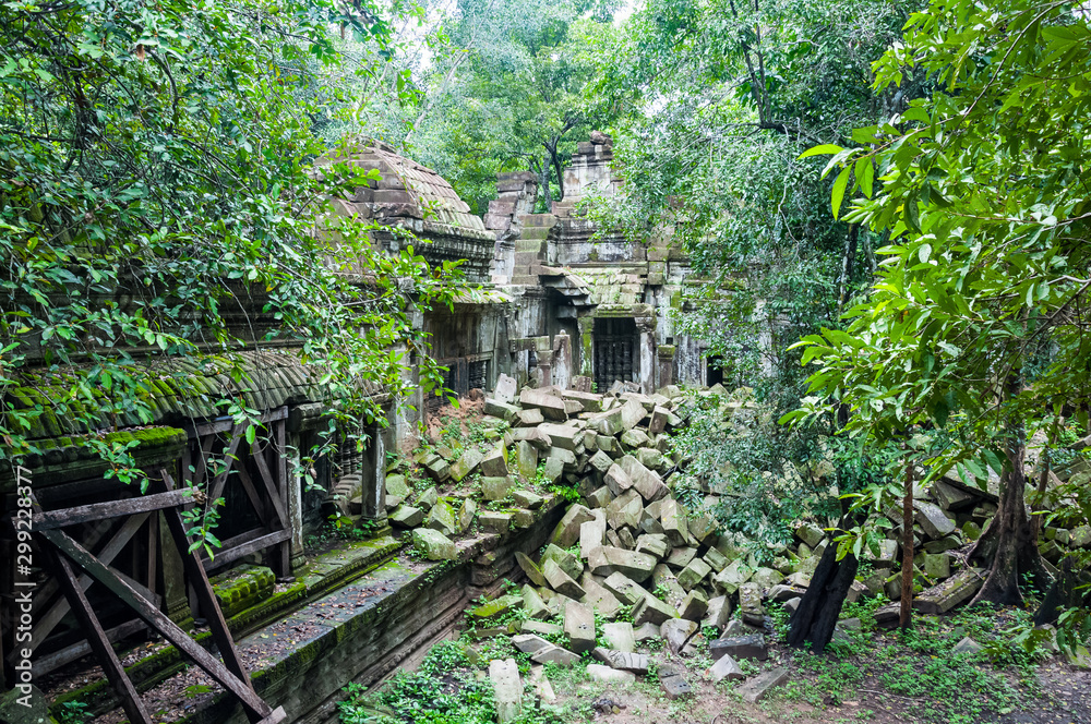 Ancient buddhist khmer temple in Angkor Wat, Cambodia. Beng Melea Ancient buddhist khmer temple in Angkor Wat, Cambodia. Beng Melea