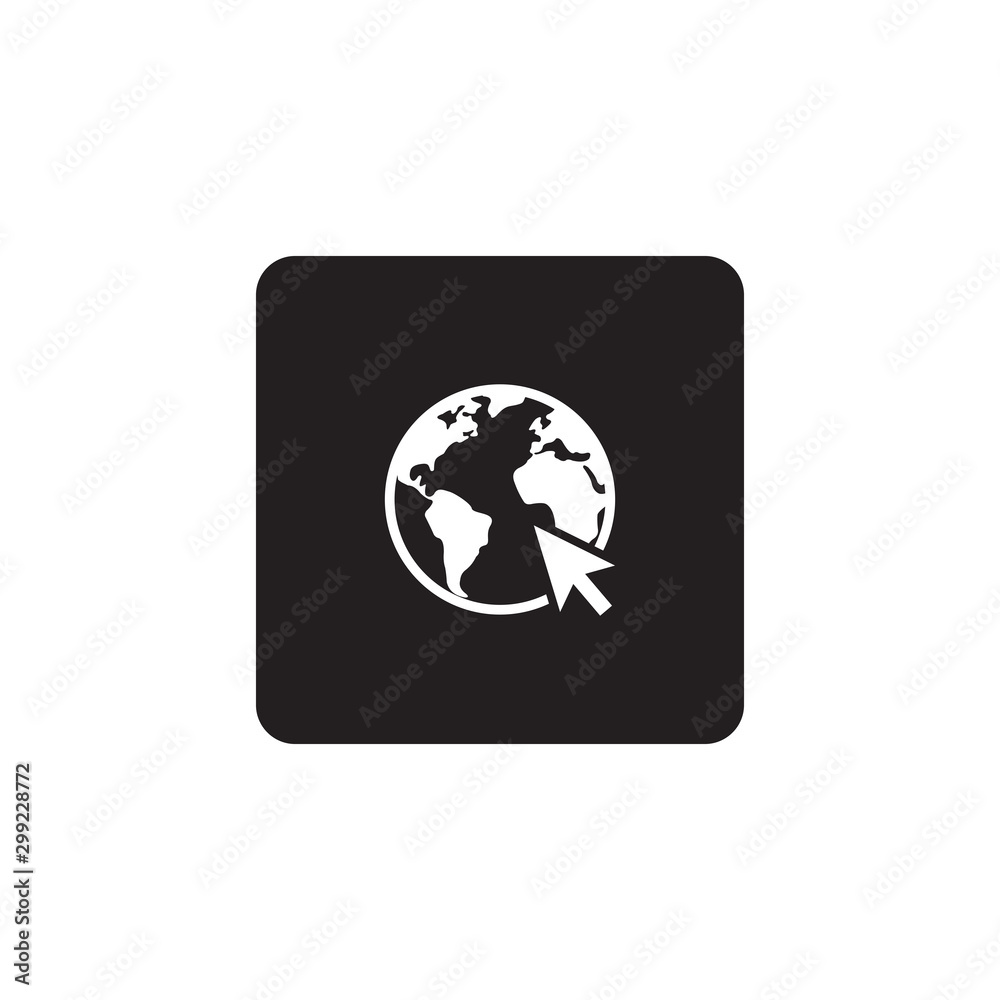 World web, website icon symbol vector World web, website icon symbol vector
