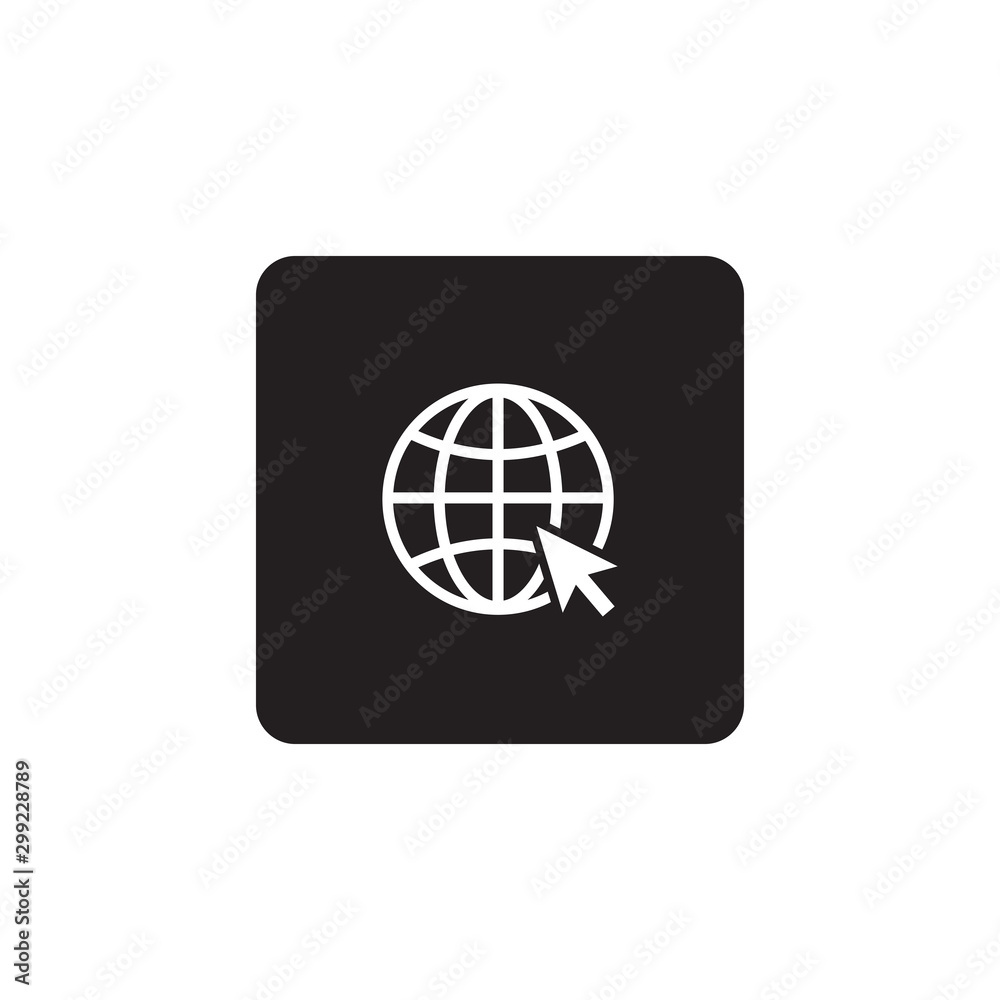 World web, website icon symbol vector World web, website icon symbol vector