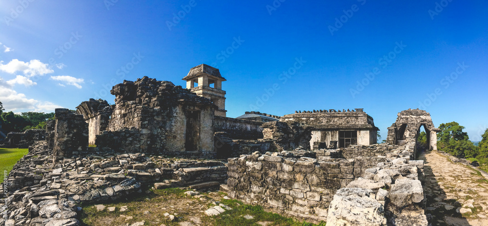 Mayan Ruins Palenque Chiapas Mexico