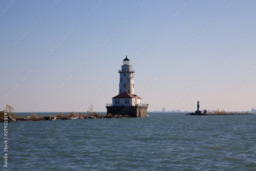 Leuchtturm Hafen Chicago