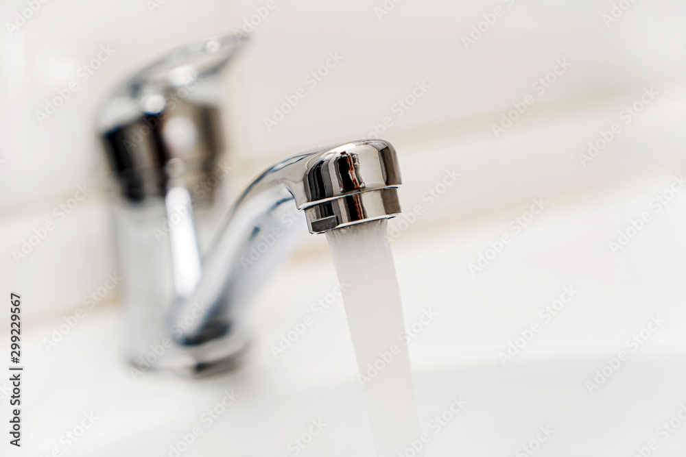 Faucet in the bathroom Faucet in the bathroom