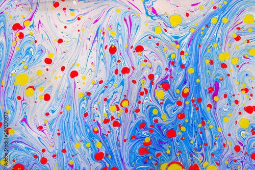 Abstract painting technique...