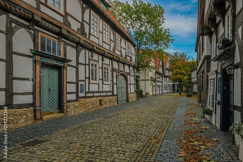 Historical city center of Herford, Germany  photo