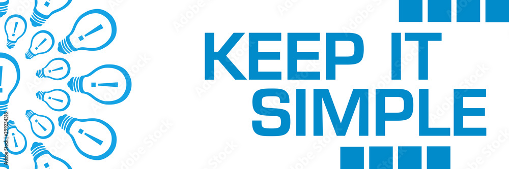 Keep It Simple Blue Bulbs Circular Horizontal Keep It Simple Blue Bulbs Circular Horizontal