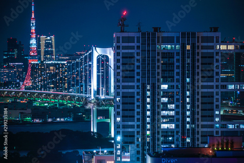 東京・お台場から見える東京の夜景