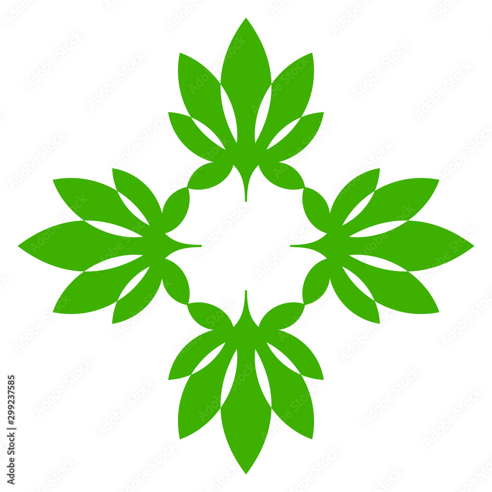 Modern Luxury Cannabis or Hemp Logo icon Template vector, eps 10 Modern Luxury Cannabis or Hemp Logo icon Template vector, eps 10