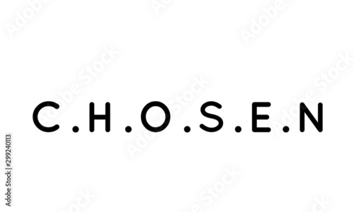 Christian faith, typography for print or use as poster, card, flyer or T shirt