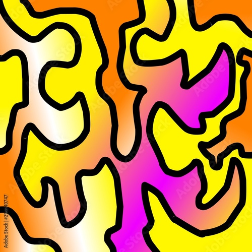 Abstract background with colorful design