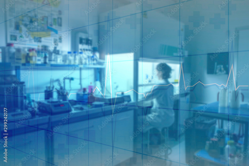 Laboratory research, scientific and medical experiment Laboratory research, scientific and medical experiment