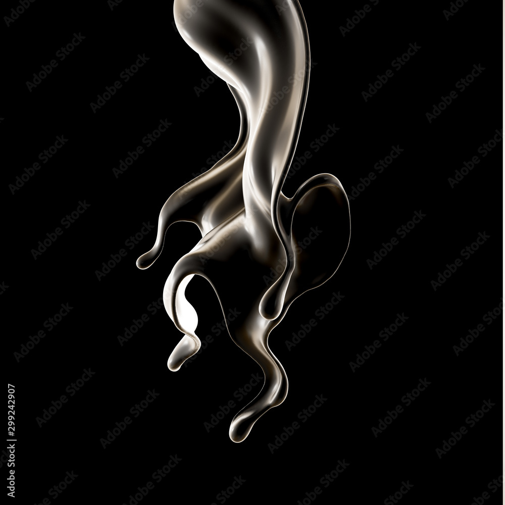 Splash fluid. 3d illustration, 3d rendering. Splash fluid. 3d illustration, 3d rendering.