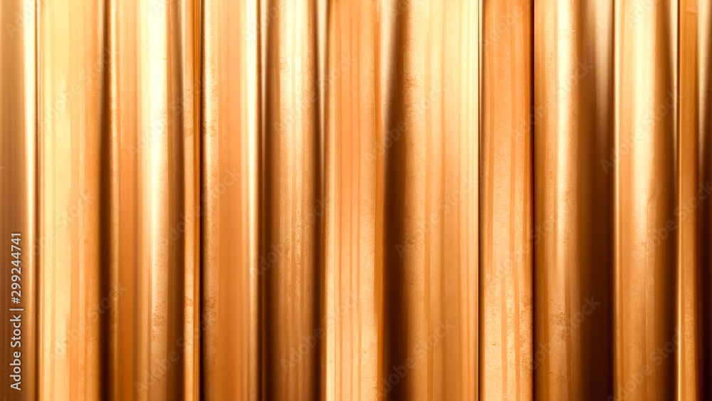 Fototapeta premium Luxury elegant metal gold background. 3d illustration, 3d rendering.