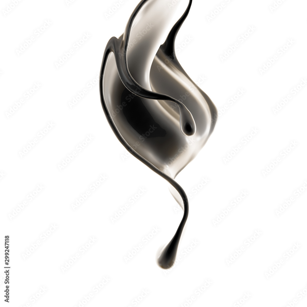 Splash fluid. 3d illustration, 3d rendering. Splash fluid. 3d illustration, 3d rendering.