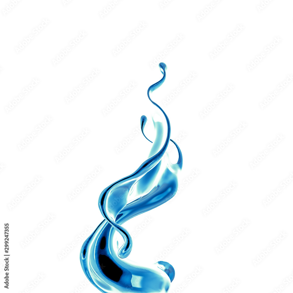 Splash fluid. 3d illustration, 3d rendering. Splash fluid. 3d illustration, 3d rendering.