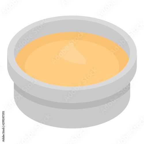 Spicy sauce icon. Isometric of spicy sauce vector icon for web design isolated on white background