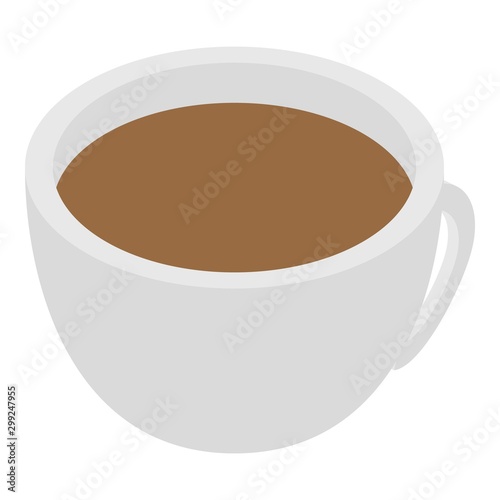Turkish coffee cup icon. Isometric of turkish coffee cup vector icon for web design isolated on white background