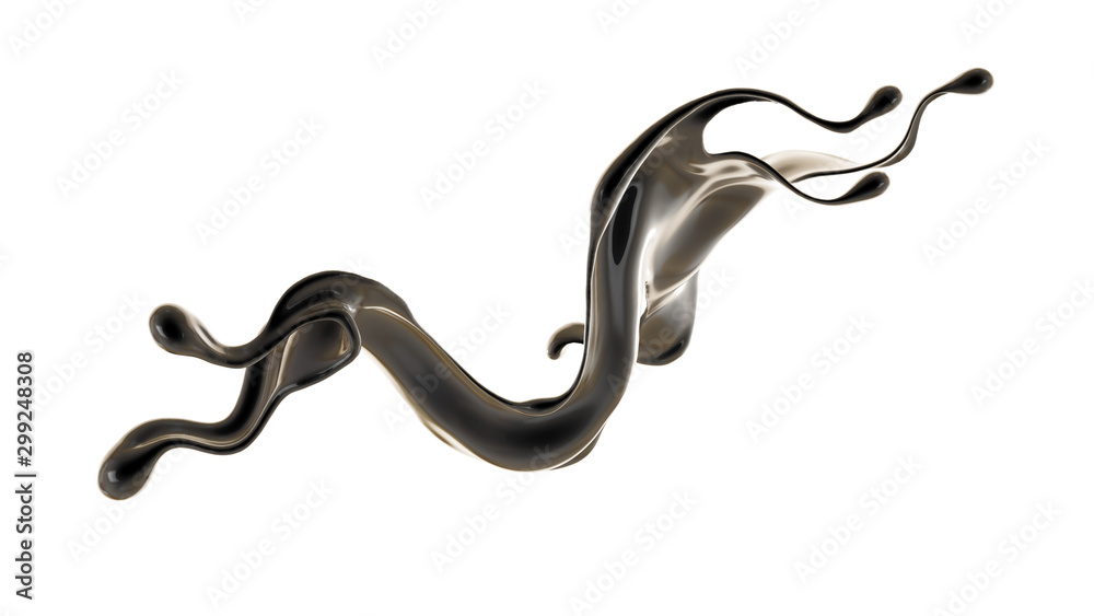 Splash fluid. 3d illustration, 3d rendering. Splash fluid. 3d illustration, 3d rendering.