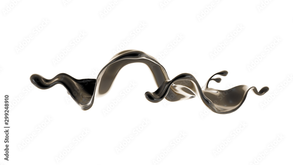 Splash fluid. 3d illustration, 3d rendering. Splash fluid. 3d illustration, 3d rendering.