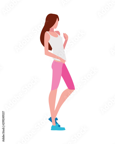 Supermodel avatar woman vector design